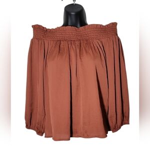 American Eagle Outfitters Rust Top Size Size M